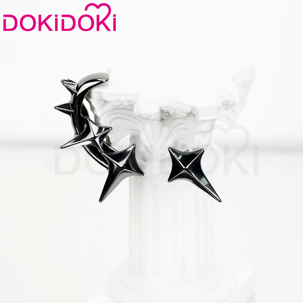 【Partially Ready For Ship】DokiDoki Game Honkai: Star Rail Cosplay Phainon Wig / Weft / Tattoo /  Ear Clips Short Straight Silver Hair Darkening - Image 20