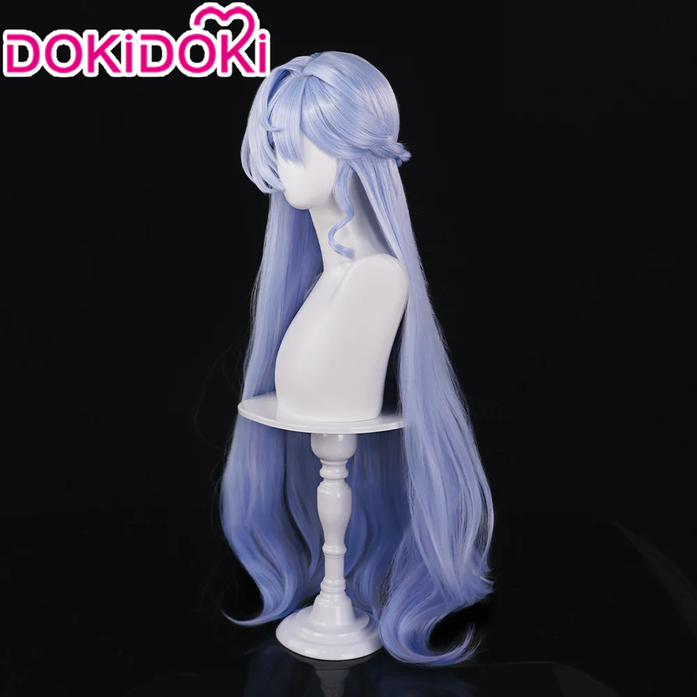 【Ready For Ship】DokiDoki Game Honkai: Star Rail Cosplay Robin Wig Long Curly Purple Hair - Image 4