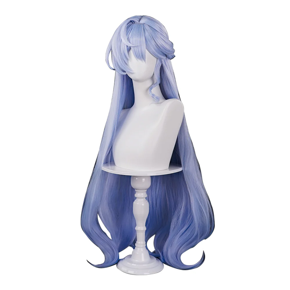 【Ready For Ship】DokiDoki Game Honkai: Star Rail Cosplay Robin Wig Long Curly Purple Hair - Image 7