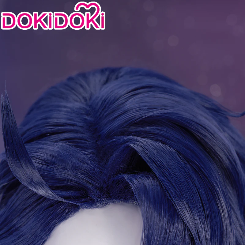 【Ready For Ship】DokiDoki Game Honkai: Star Rail Cosplay Sampo Koski Cosplay Wig Short Straight White Blue - Image 4