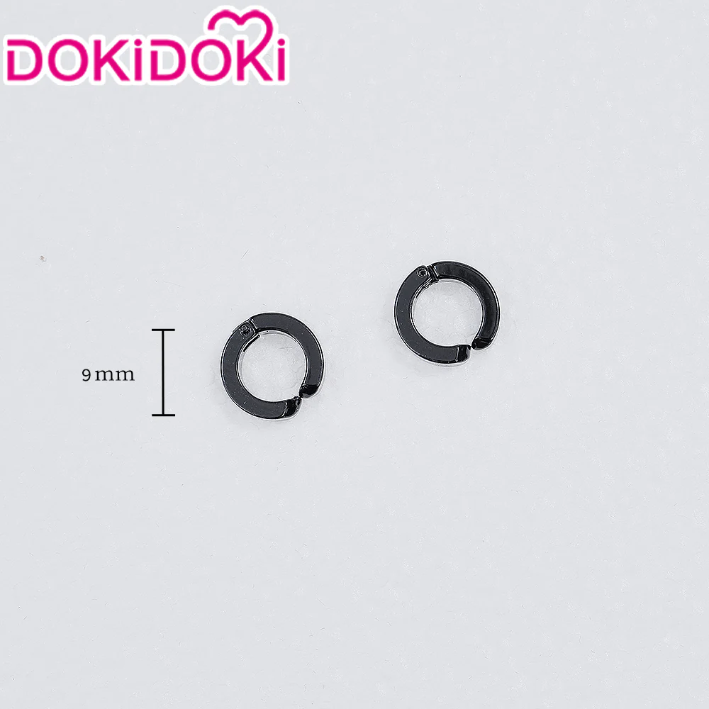 【Ready For Ship】DokiDoki Game Honkai: Star Rail Cosplay Silver Wolf Wig Sliver Blue Gradient Pony Tail / Glasses/ Ear Clip - Image 7