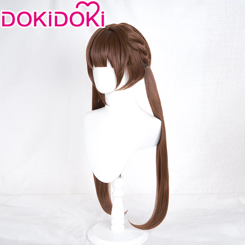 【Ready For Ship】DokiDoki Game Honkai: Star Rail Cosplay Sushang Cosplay Wig Long Brown Twin Tail - Image 2