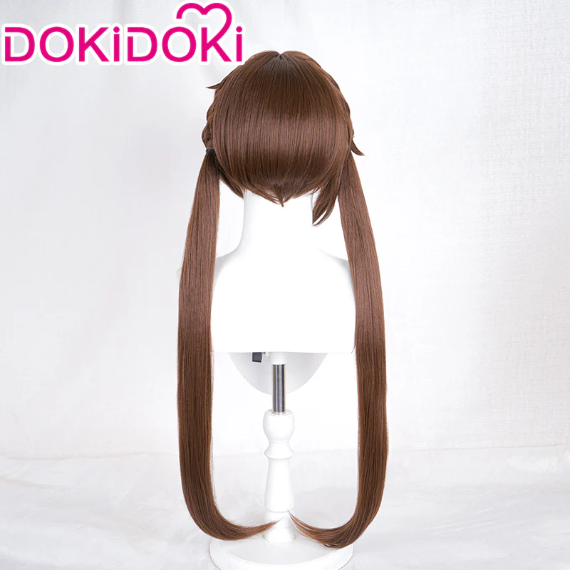 【Ready For Ship】DokiDoki Game Honkai: Star Rail Cosplay Sushang Cosplay Wig Long Brown Twin Tail - Image 3