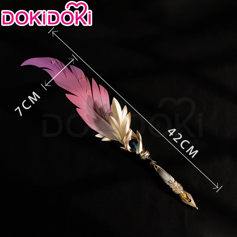 DokiDoki Game Honkai: Star Rail Cosplay Trailblazer Caelus / Stelle Prop Feather Pen - Image 2