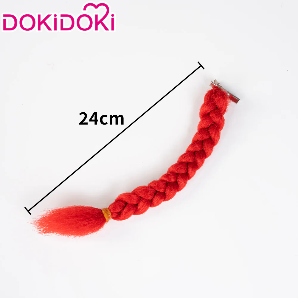 DokiDoki Game Honkai: Star Rail Cosplay Tribios Cosplay Wig Short Red Straight Wig - Image 21
