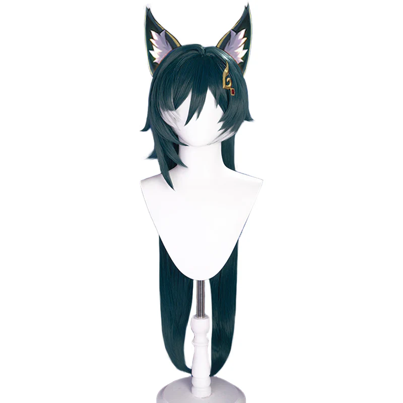 【Ready For Ship】DokiDoki Game Honkai: Star Rail Cosplay Yukong Wig Long Straight Green Yu Kong - Image 6