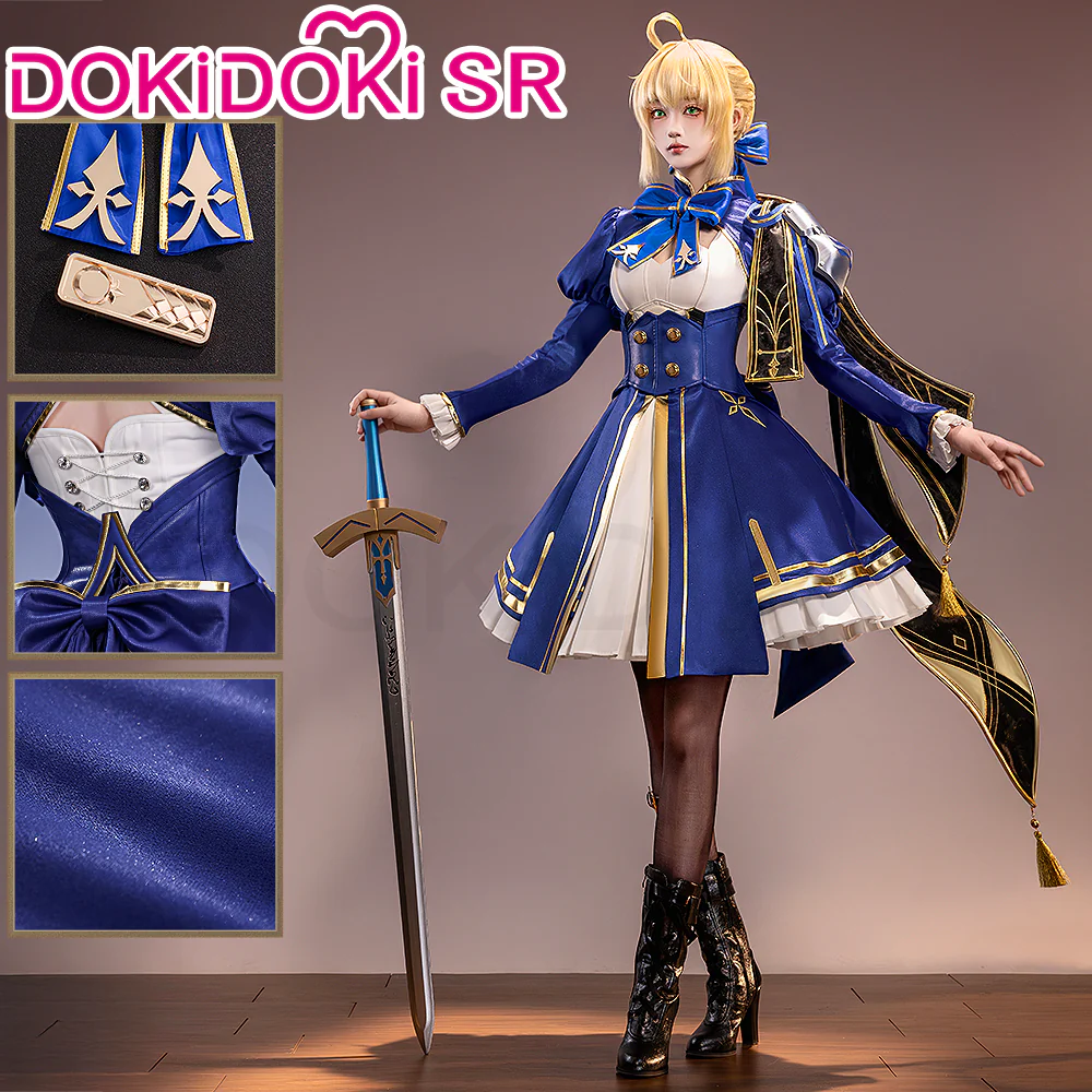 【Ready For Ship】DokiDoki-SR Game Honkai: Star Rail x Fate Stay Night Cosplay Saber Costume
