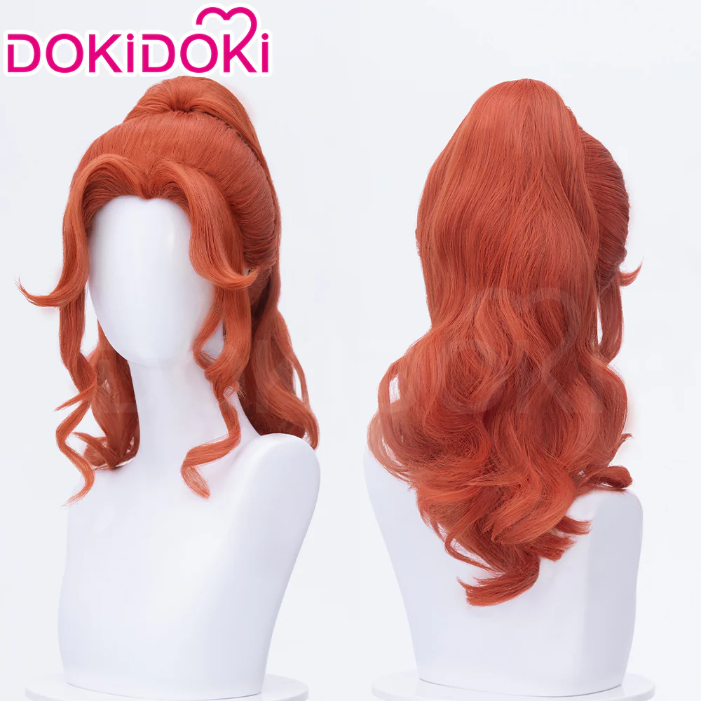 【Original Ver Ready For Ship】DokiDoki Game Identity V Cosplay Archer Wig Long Curly Brown Hair Brynhildr Vilulf idv The Anachronic Vilulf - Image 7