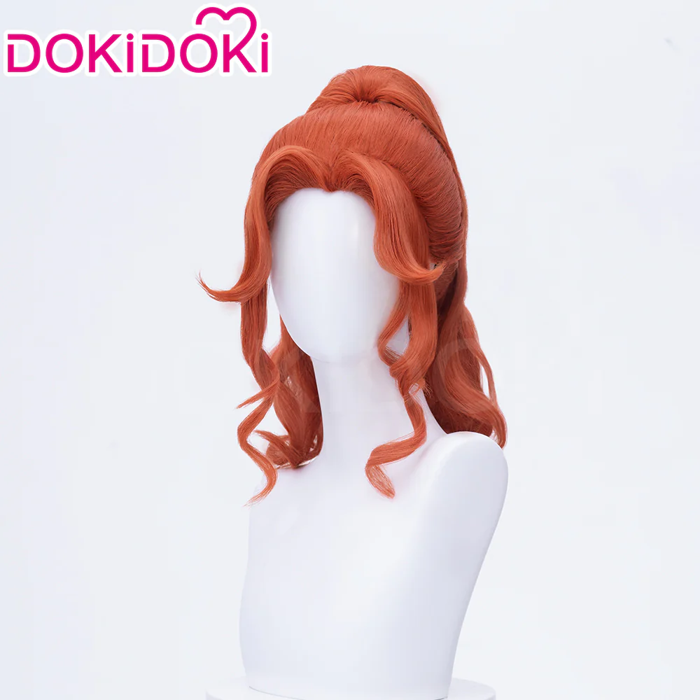 【Original Ver Ready For Ship】DokiDoki Game Identity V Cosplay Archer Wig Long Curly Brown Hair Brynhildr Vilulf idv The Anachronic Vilulf - Image 8