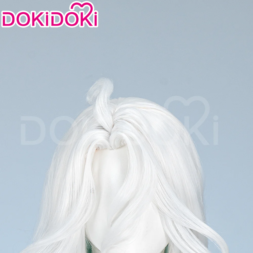 【Ready For Ship】DokiDoki Game Identity V Cosplay Mrs. Red Bloody Queen Mary Wig Afterimage of Hope Long Curly White Light Green Hair - Image 10