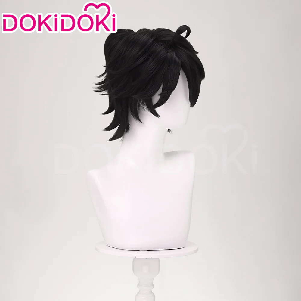 DokiDoki Game Identity V Copslay Luca Balsa Prisoner Wig Short Straight Black E-Sports - Image 2
