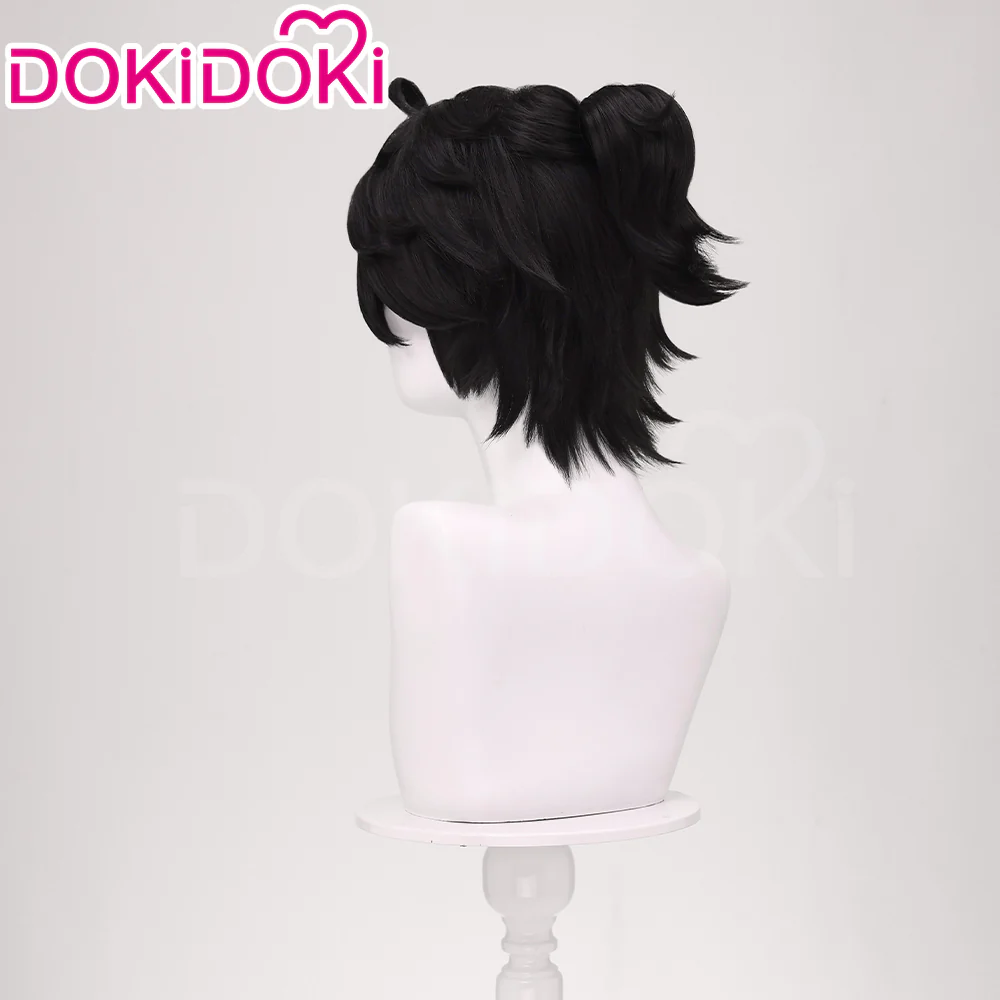 DokiDoki Game Identity V Copslay Luca Balsa Prisoner Wig Short Straight Black E-Sports - Image 3