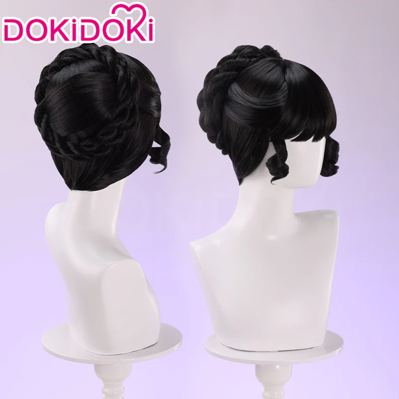 【Ready For Ship】DokiDoki Game Identity V Cosplay Bloody Queen Mary Costume Wig Curly Black Hair - Image 2