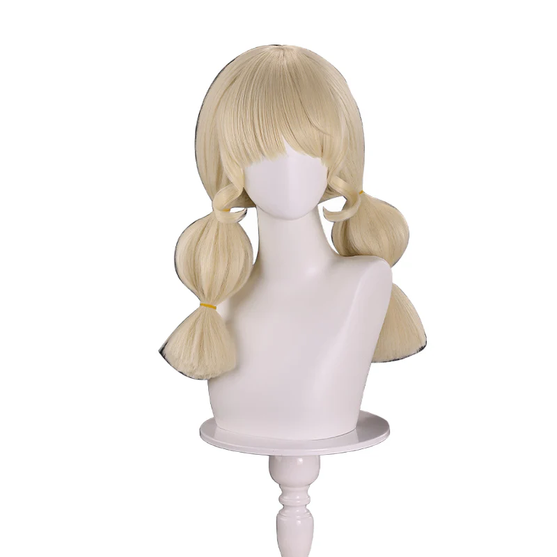 【Ready For Ship】DokiDoki Game Identity V Cosplay Cheerleader Lily Barriere Wig Long Straight Yellow Hair - Image 6