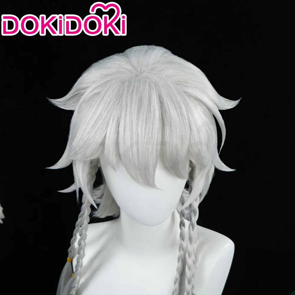 【In Stock】DokiDoki Game Identity V Cosplay Ithaqua Night Watch Wig Long White Hair idv - Image 4