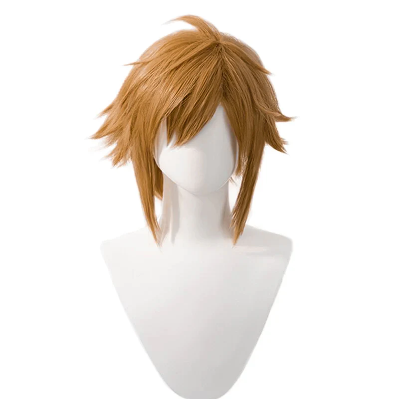 【Ready For Ship】DokiDoki Game Kingdom Hearts 4 Cosplay Sora Wig Short Straight Brown  Wig Men - Image 5