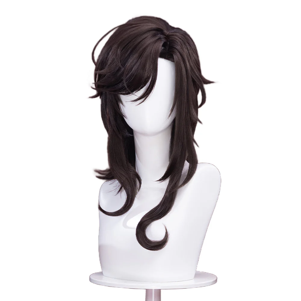 【Ready For Ship】DokiDoki Game Lord of the Mysteries Cosplay Leonard Mitchell Black Long Curly Wig - Image 5
