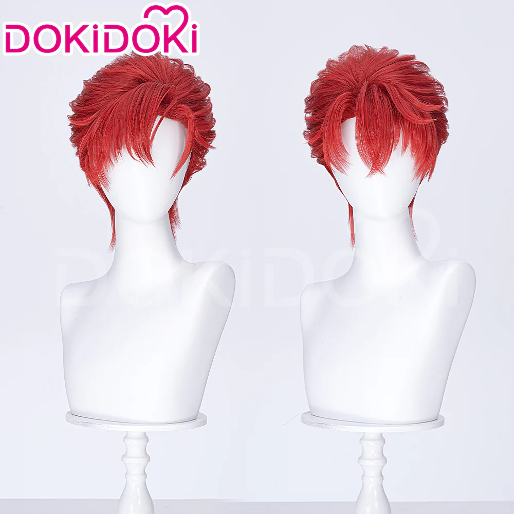 【Luke Ver Ready For Ship】DokiDoki Game Love and Deepspace Cosplay Luke / Kieran Wig Red