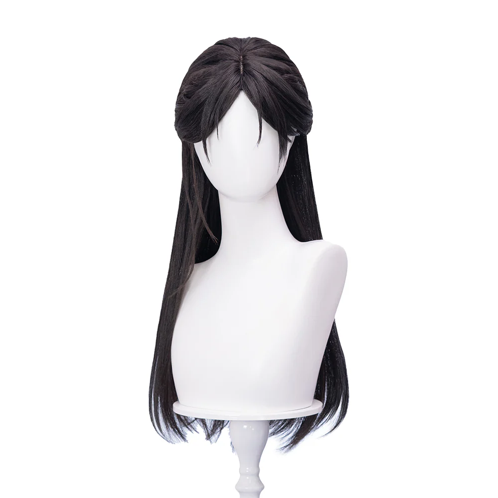 【Partially Ready For Ship】DokiDoki Game Love And Deepspace Cosplay Protagonist MC Wedding Wig / Veil / Headwear Xavier / Sylus / Zayne / Rafayel / Caleb  Black Hair Buns - Image 18