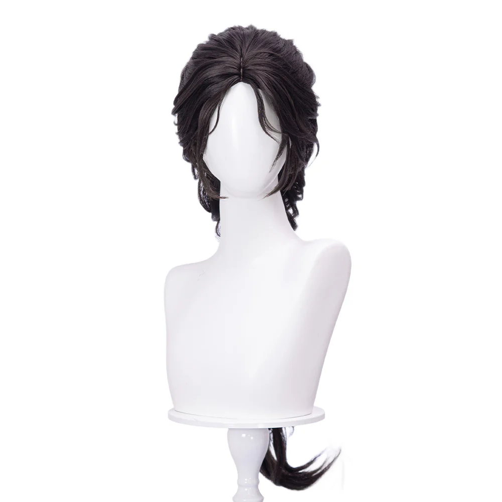 【Partially Ready For Ship】DokiDoki Game Love And Deepspace Cosplay Protagonist MC Wedding Wig / Veil / Headwear Xavier / Sylus / Zayne / Rafayel / Caleb  Black Hair Buns - Image 24