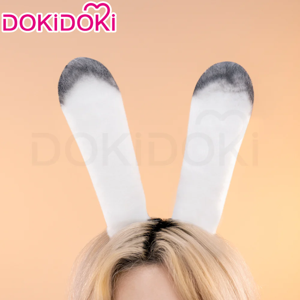 【Partially Ready For Ship】DokiDoki Game Love And Deepspace Cosplay Xavier Wig / Rabbit Ears/ Brooch Headband / Crown Short Straight Linen Hair Mullet Sleepless Night Fallen Crown Lustrefall King of Darknight - Image 19