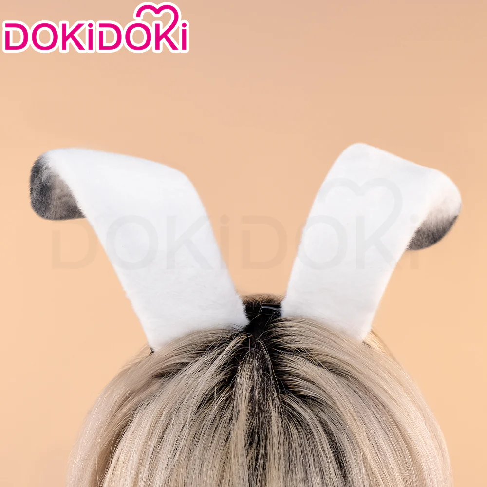 【Partially Ready For Ship】DokiDoki Game Love And Deepspace Cosplay Xavier Wig / Rabbit Ears/ Brooch Headband / Crown Short Straight Linen Hair Mullet Sleepless Night Fallen Crown Lustrefall King of Darknight - Image 20