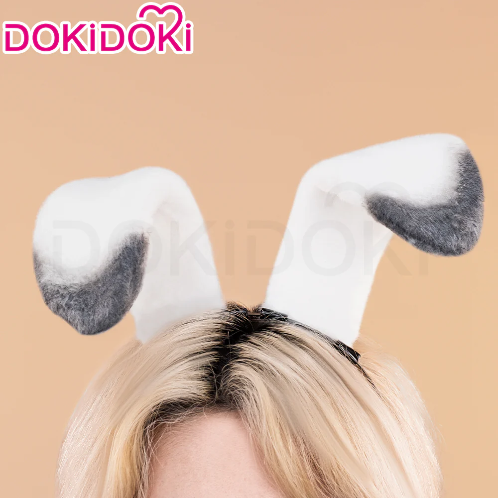 【Partially Ready For Ship】DokiDoki Game Love And Deepspace Cosplay Xavier Wig / Rabbit Ears/ Brooch Headband / Crown Short Straight Linen Hair Mullet Sleepless Night Fallen Crown Lustrefall King of Darknight - Image 21