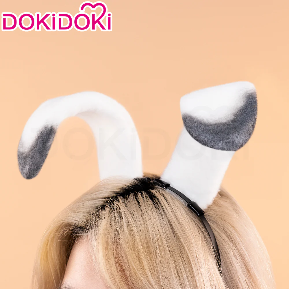 【Partially Ready For Ship】DokiDoki Game Love And Deepspace Cosplay Xavier Wig / Rabbit Ears/ Brooch Headband / Crown Short Straight Linen Hair Mullet Sleepless Night Fallen Crown Lustrefall King of Darknight - Image 22