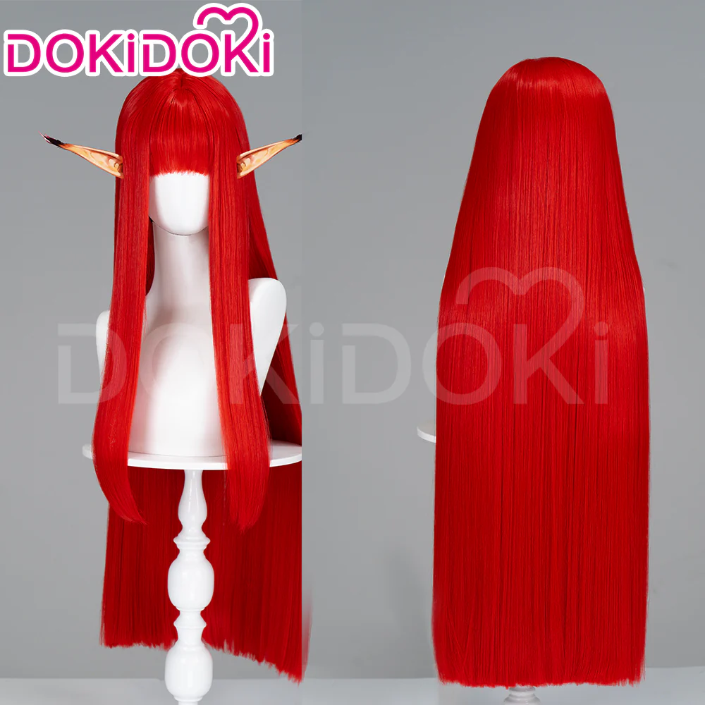 【Ready For Ship】Dokidoki Game Metaphor: ReFantazio Cosplay Hulkenberg Wig Long Straight Red Hair