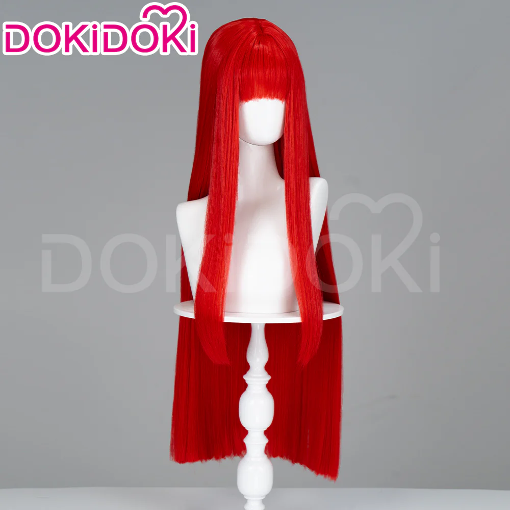 【Ready For Ship】Dokidoki Game Metaphor: ReFantazio Cosplay Hulkenberg Wig Long Straight Red Hair - Image 2