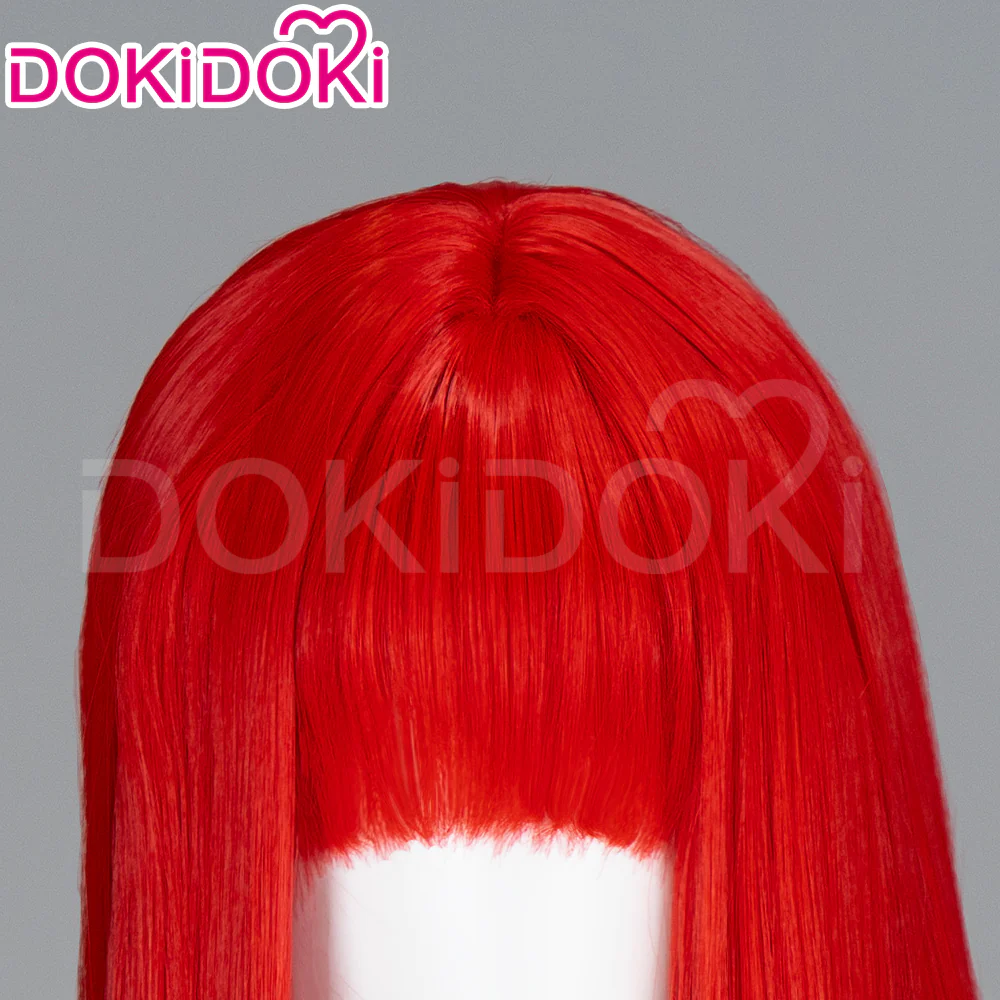 【Ready For Ship】Dokidoki Game Metaphor: ReFantazio Cosplay Hulkenberg Wig Long Straight Red Hair - Image 4