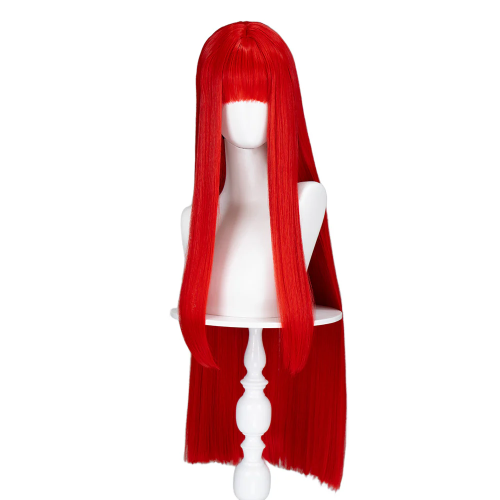 【Ready For Ship】Dokidoki Game Metaphor: ReFantazio Cosplay Hulkenberg Wig Long Straight Red Hair - Image 5