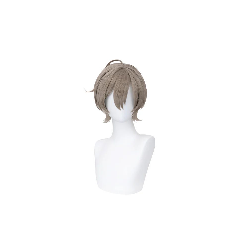 【Ready For Ship】Dokidoki Game MILGRAM Cosplay ES Wig Short Straight Grey Hair - Image 5
