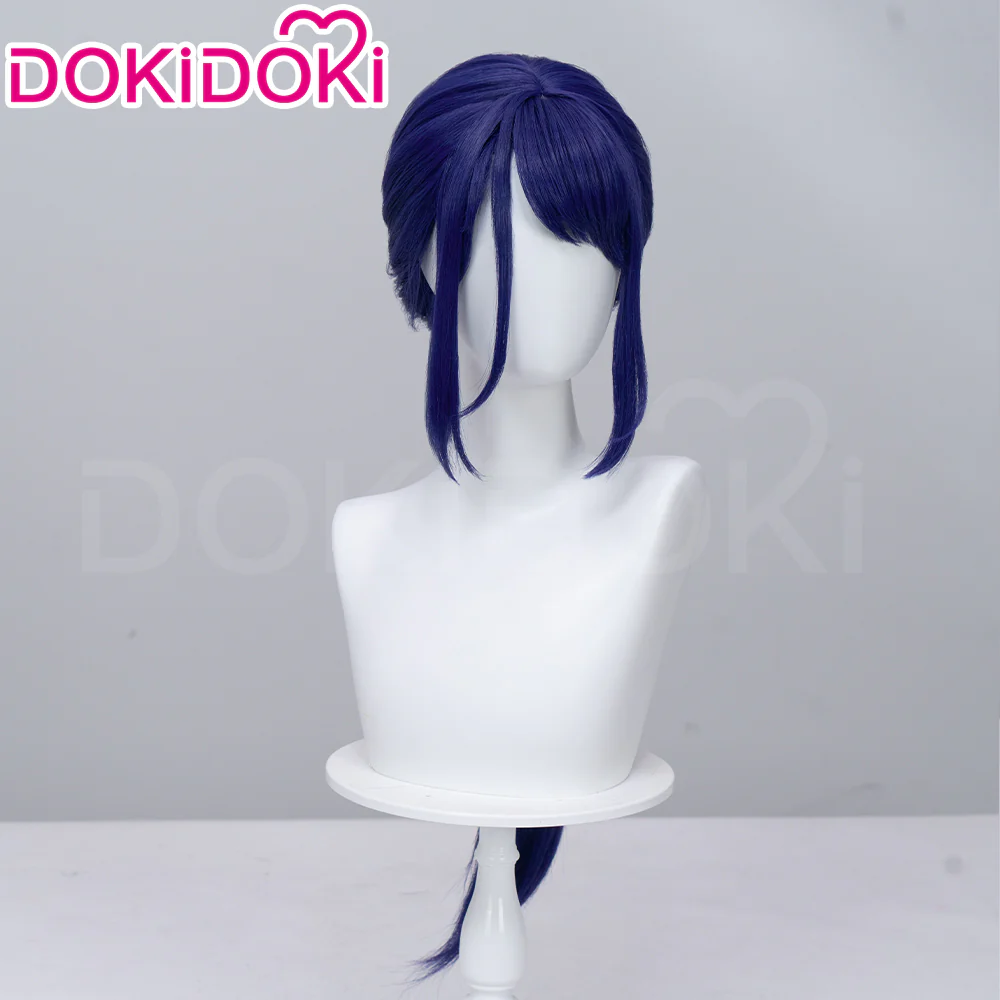 【Partially Ready For Ship】DokiDoki Game MiSide Cosplay Mita Wig / Scrunchies / Hairband / Hair Clips / Hat Long Curly Dark Purple Hair Twin Ponytails - Image 14