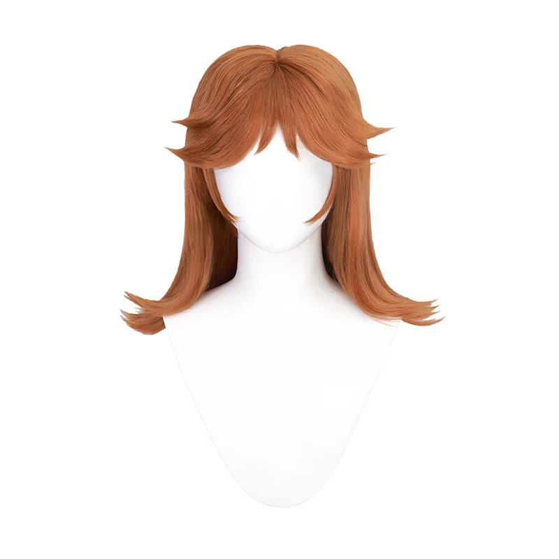 【Ready For Ship】DokiDoki Game Movie Cosplay Princess Cosplay Wig Long Brown - Image 4