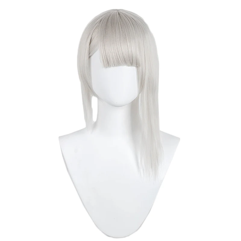【Ready For Ship】DokiDoki Game Cosplay Wig Women Long Silver Hair - Image 6