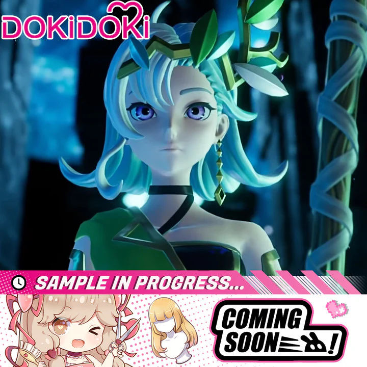 DokiDoki Game Palworld Cosplay Lily & Lyleen Wig Short Straight Hair