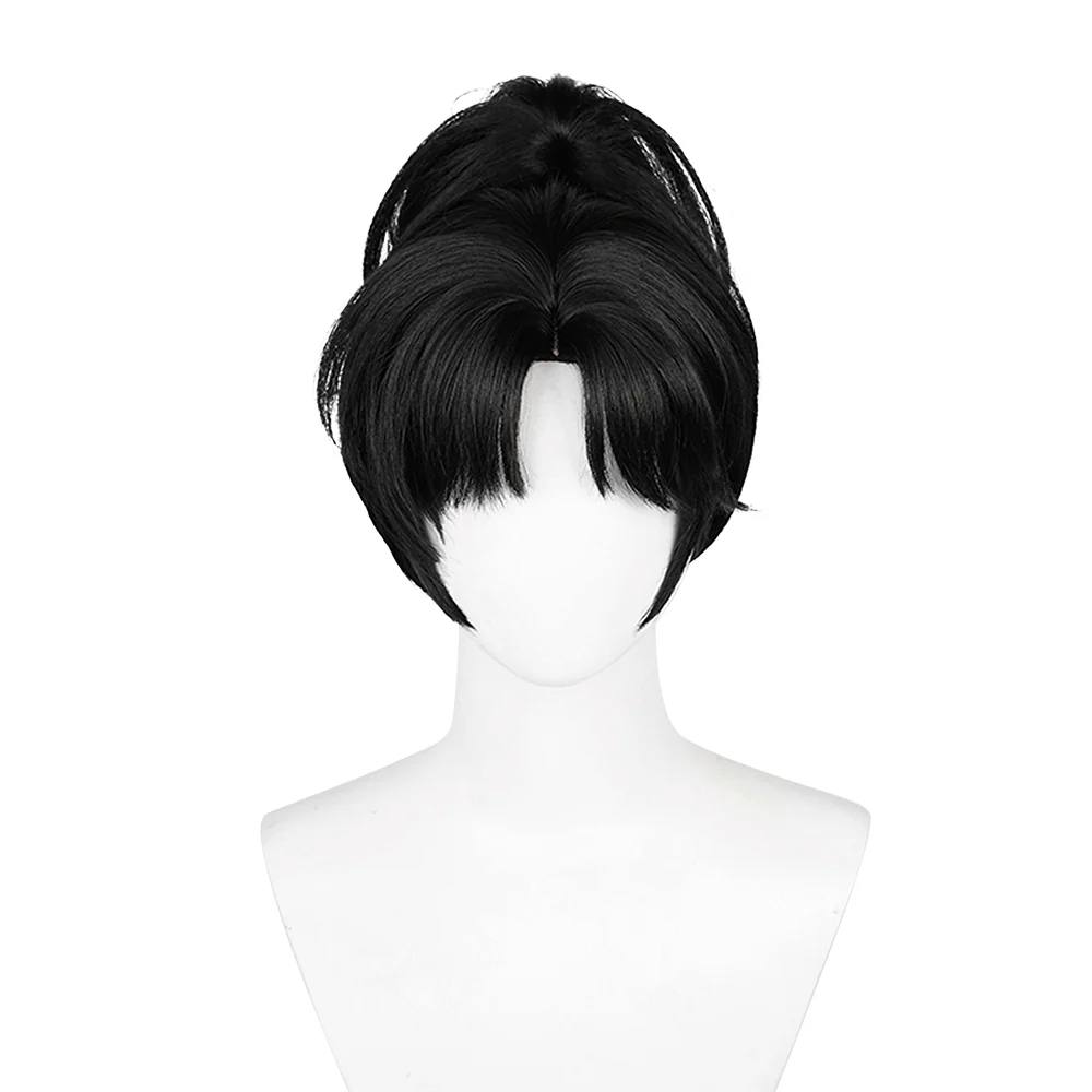 DokiDoki Game Reverse:1999 Cosplay Nai Maang Dik Si An-an Lee Wig Straight Black Ponytail Hair An'an - Image 4