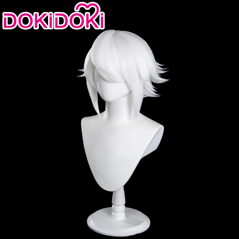 DokiDoki Game Sky:Children of the Light Cosplay Cat Head Wig  White - Image 2
