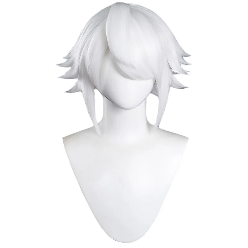 DokiDoki Game Sky:Children of the Light Cosplay Cat Head Wig  White - Image 5