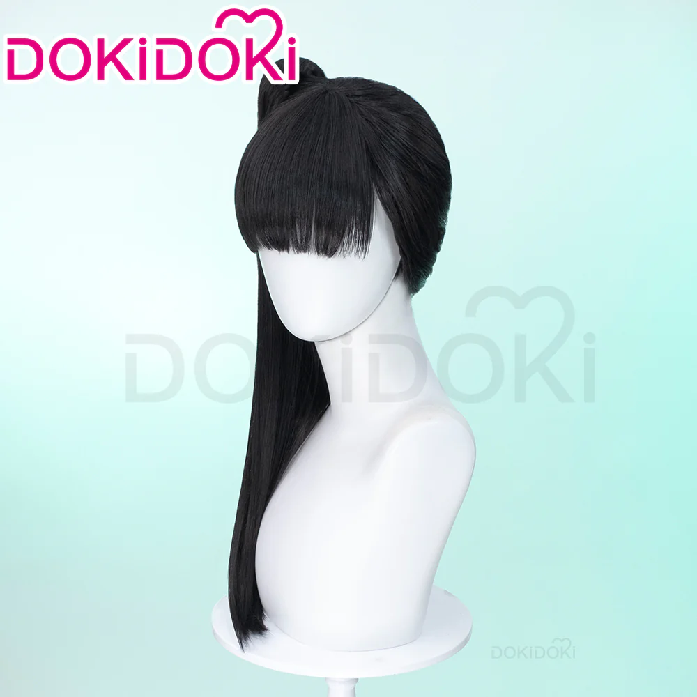【Ready For Ship】DokiDoki Game Stellar Blade Cosplay Eve Wig Long Straight Black Ponytail Hair Hayato Suo - Image 3