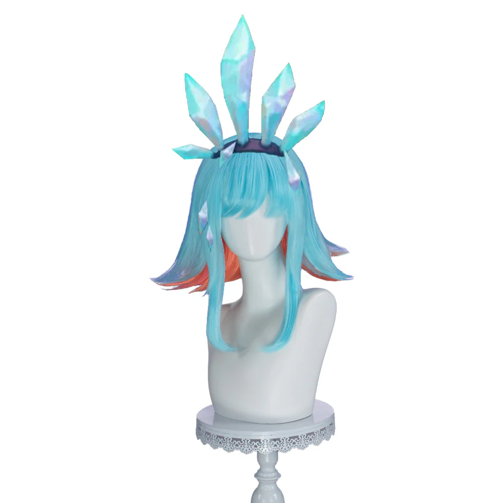 【Ready For Ship】DokiDoki Game Cosplay Wig Women Straight Hair - Image 5