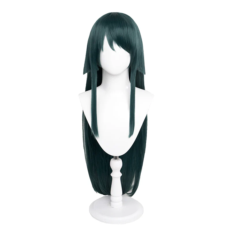 【Ready For Ship】DokiDoki Game The Song of Saya Cosplay Saya Wig Long Green - Image 5