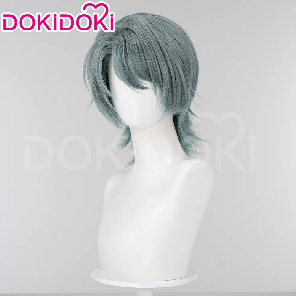 【Ready For Ship】DokiDoki Game Tou Qi Cosplay Liu Qingcheng Wig Short Hair Liu Qing Cheng - Image 4