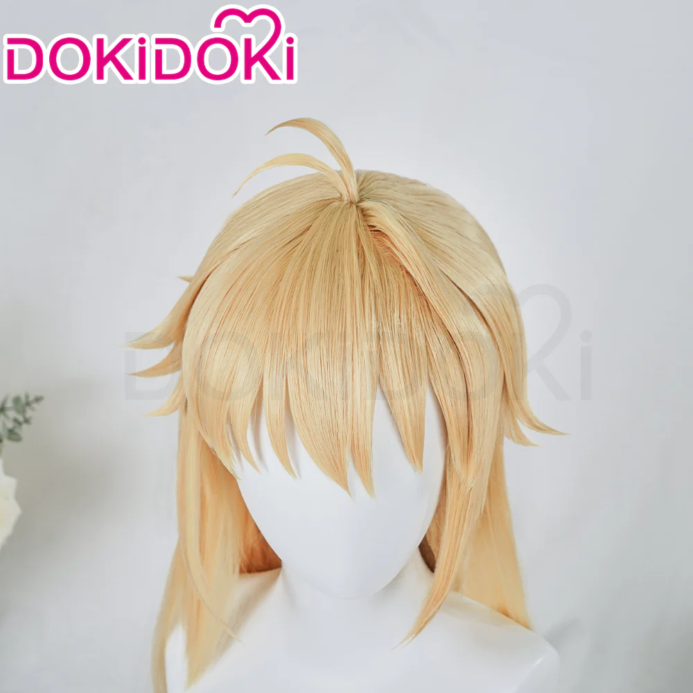 【Ready For Ship】DokiDoki Game Tsukihime Cosplay Arcueid Brunestud Wig Long Straight Linen Hair - Image 4