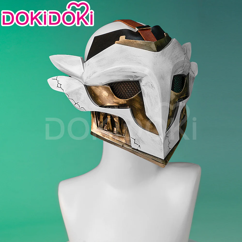 【Partially Ready For Ship】DokiDoki Game Wig / Mask Short Straight White Hair - Image 6