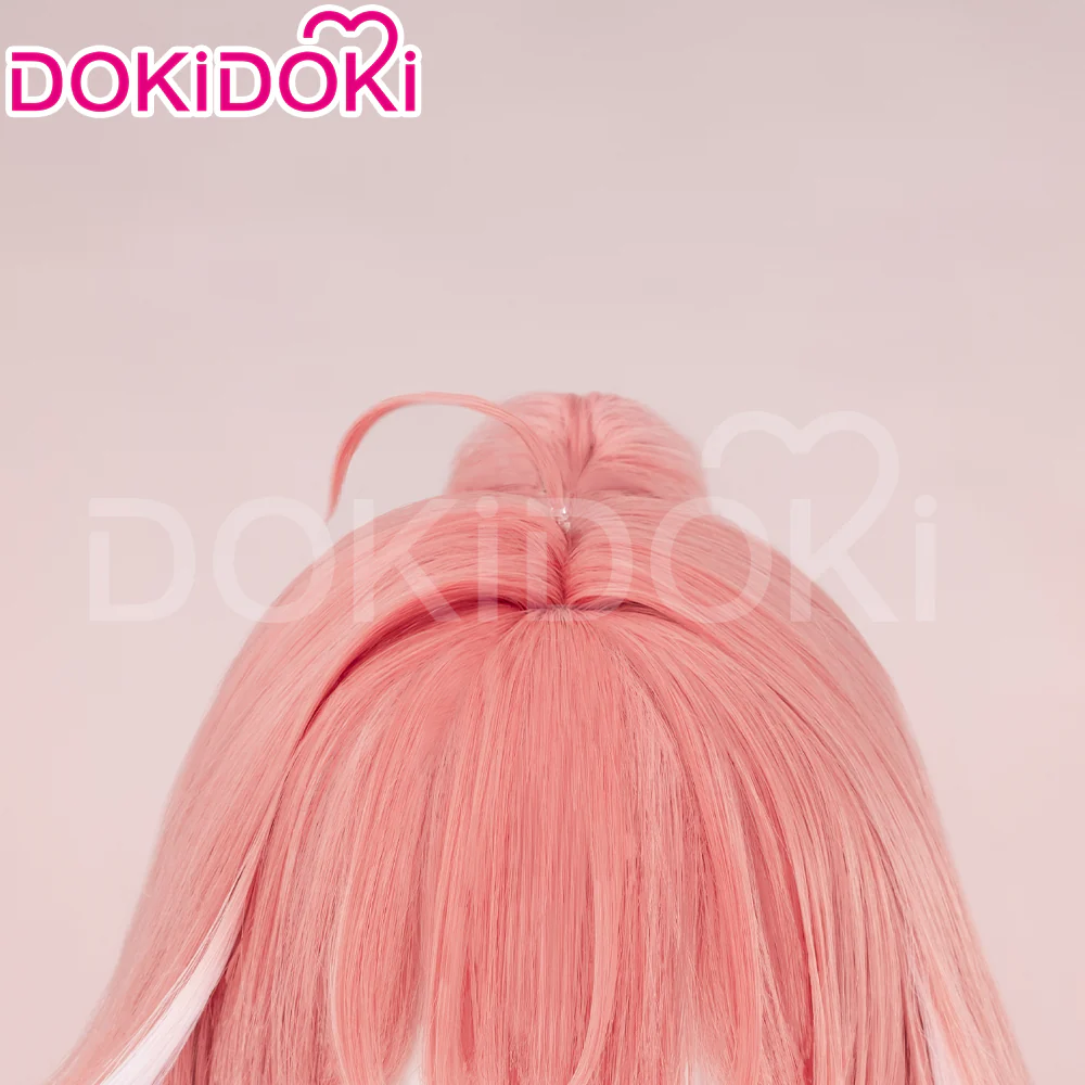【Ready For Ship】DokiDoki Game Wuthering Waves Cosplay Changli Wig Long Pink White Gradient Hair Chang Li - Image 4