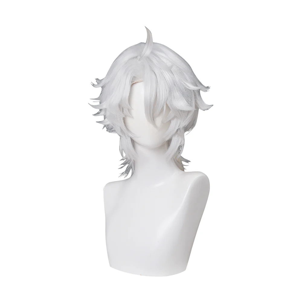 DokiDoki Game Wuthering Waves Cosplay Lingyang Wig Long Straight White Yellow Hair Ling Yang Liondance - Image 6