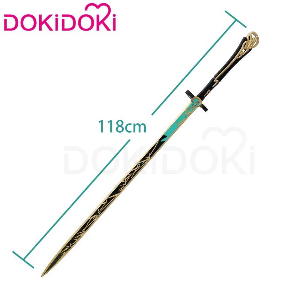 【In Stock】DokiDoki Game Wuthering Waves Cosplay Qiuyuan Prop Sword / Scabbard / Bamboo Pole / Bamboo Flask Qiu Yuan - Image 4