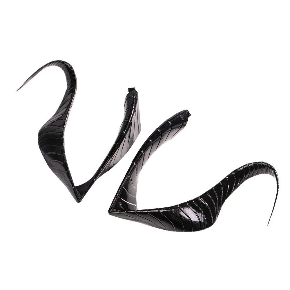 【Ready For Ship】DokiDoki Game Wuthering Waves Cosplay Zani Cosplay Wig / Horns /  Earrings Ear Clips Ear Accessories Long Curly Silver Hair - Image 15